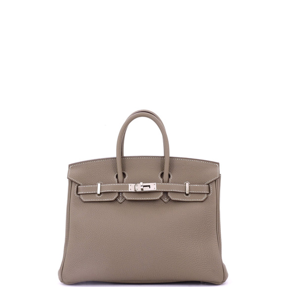 Hermes Birkin 25 Grey Togo with Palladium Hardware - Picture 1 of 8